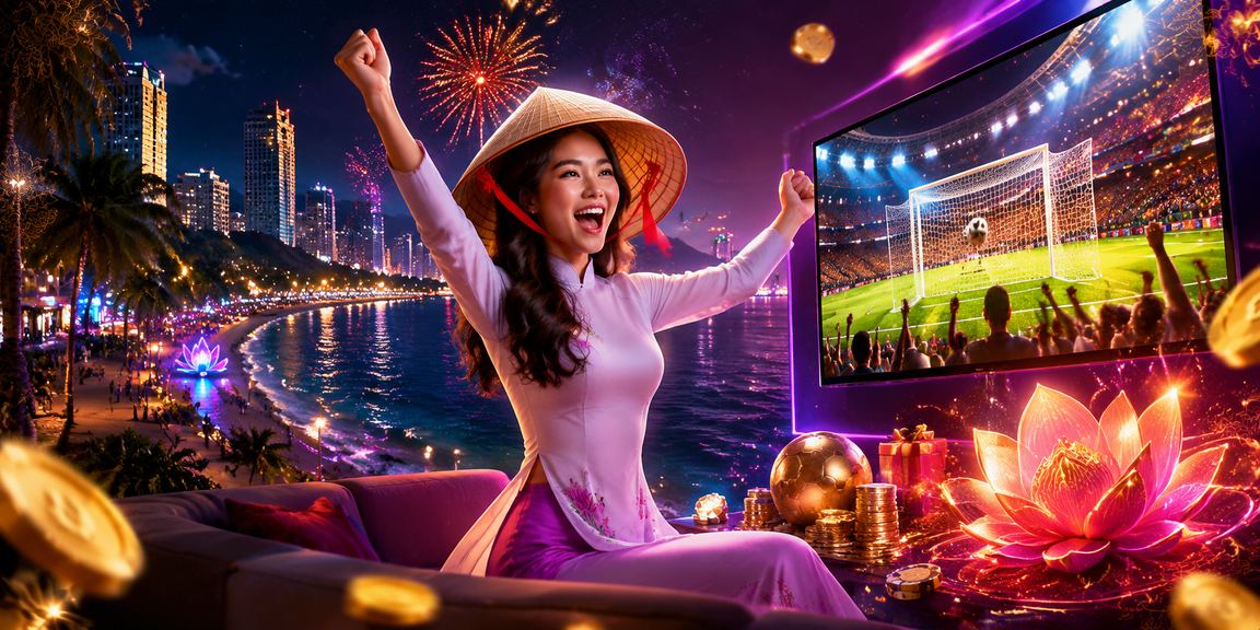 Người chơi đặt cược esports tại Nha Trang với nón lá truyền thống